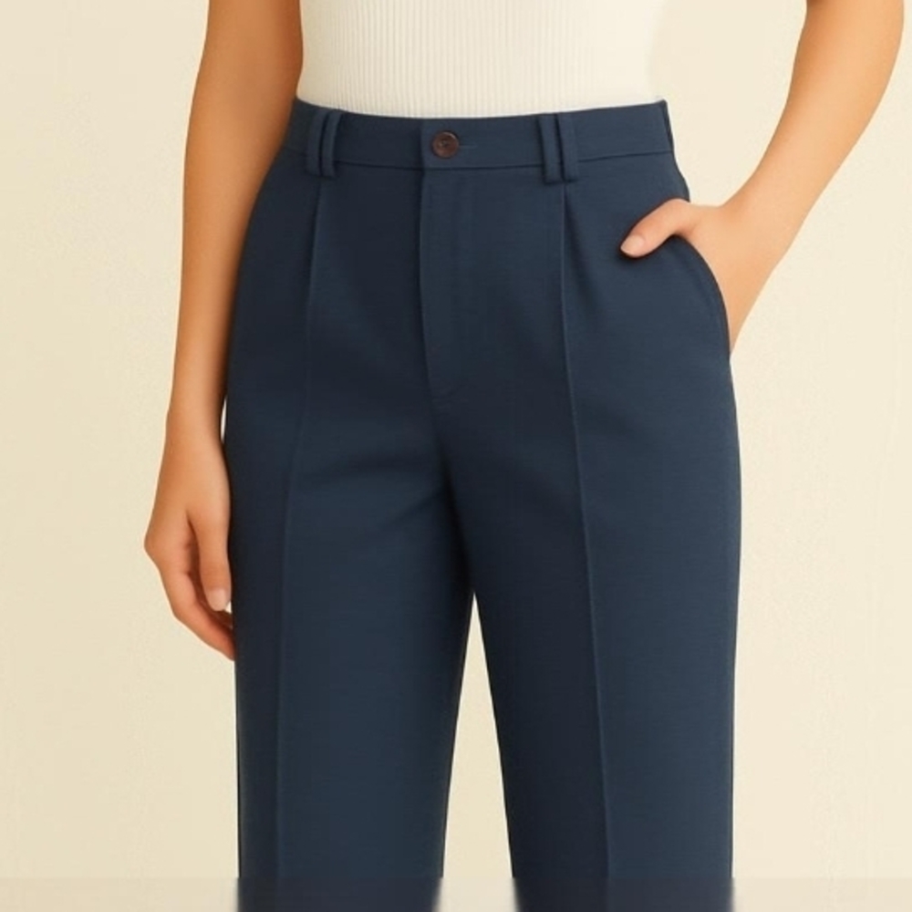 In Moda Navy Blue Trousers/Pants, 10, GUC ✔️